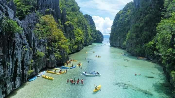 Bucana Kamp Payapa Beachfront El Nido Extérieur photo